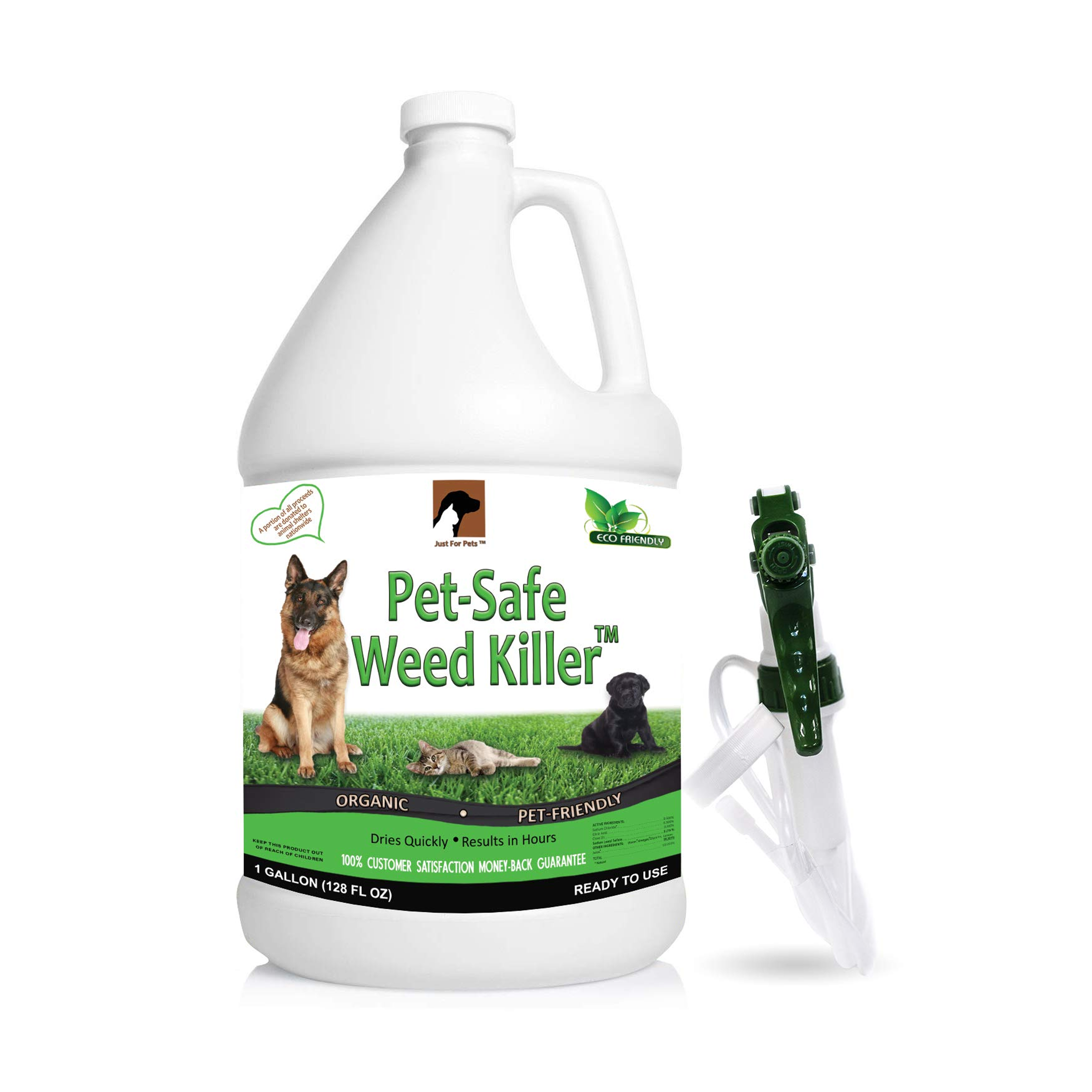 Just For Pets Pet-Safe Weed Killer Spray (1 Gallon)